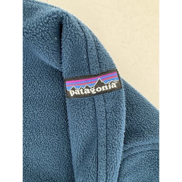 Patagonia Synchilla Mens Sz M Jacket Full Zip Fleece Blue - Picture 3 of 13